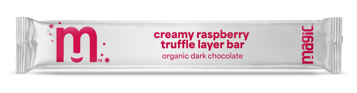 Creamy Raspberry Truffle Layer Bar - 4-pack