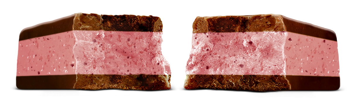 Creamy Raspberry Truffle Layer Bar - 15g 60-ct box