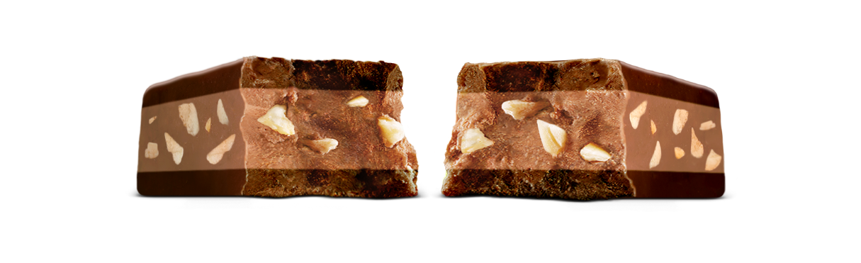 Salted Candied Hazelnut Truffle Layer Bar - case of 6 (six) 4ct-packs