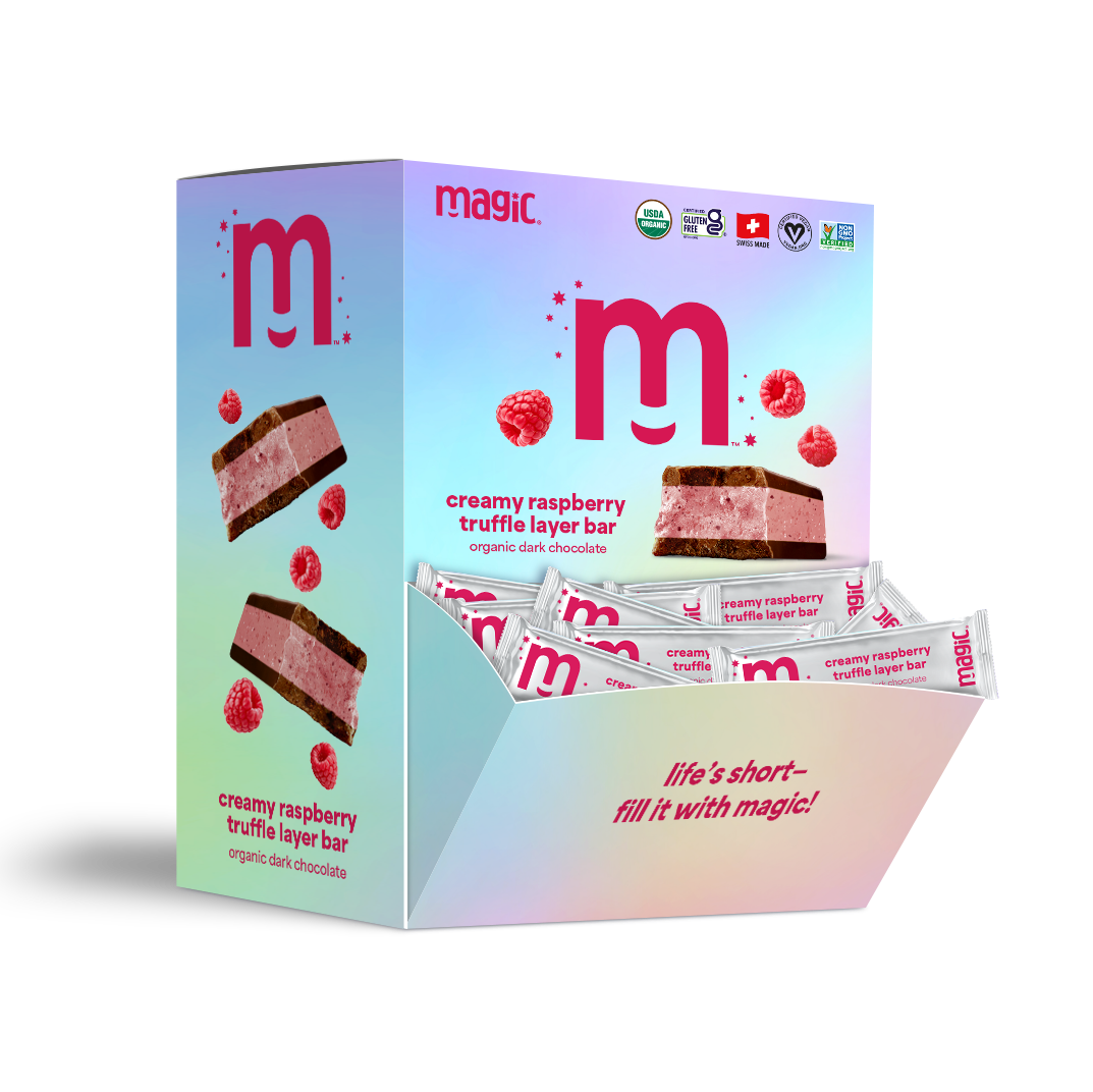 Creamy Raspberry Truffle Layer Bar - 15g 60-ct box