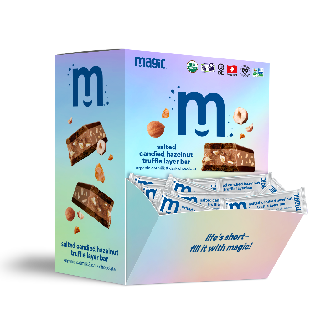 Salted Candied Hazelnut Truffle Layer Bar - 15g 60-ct box