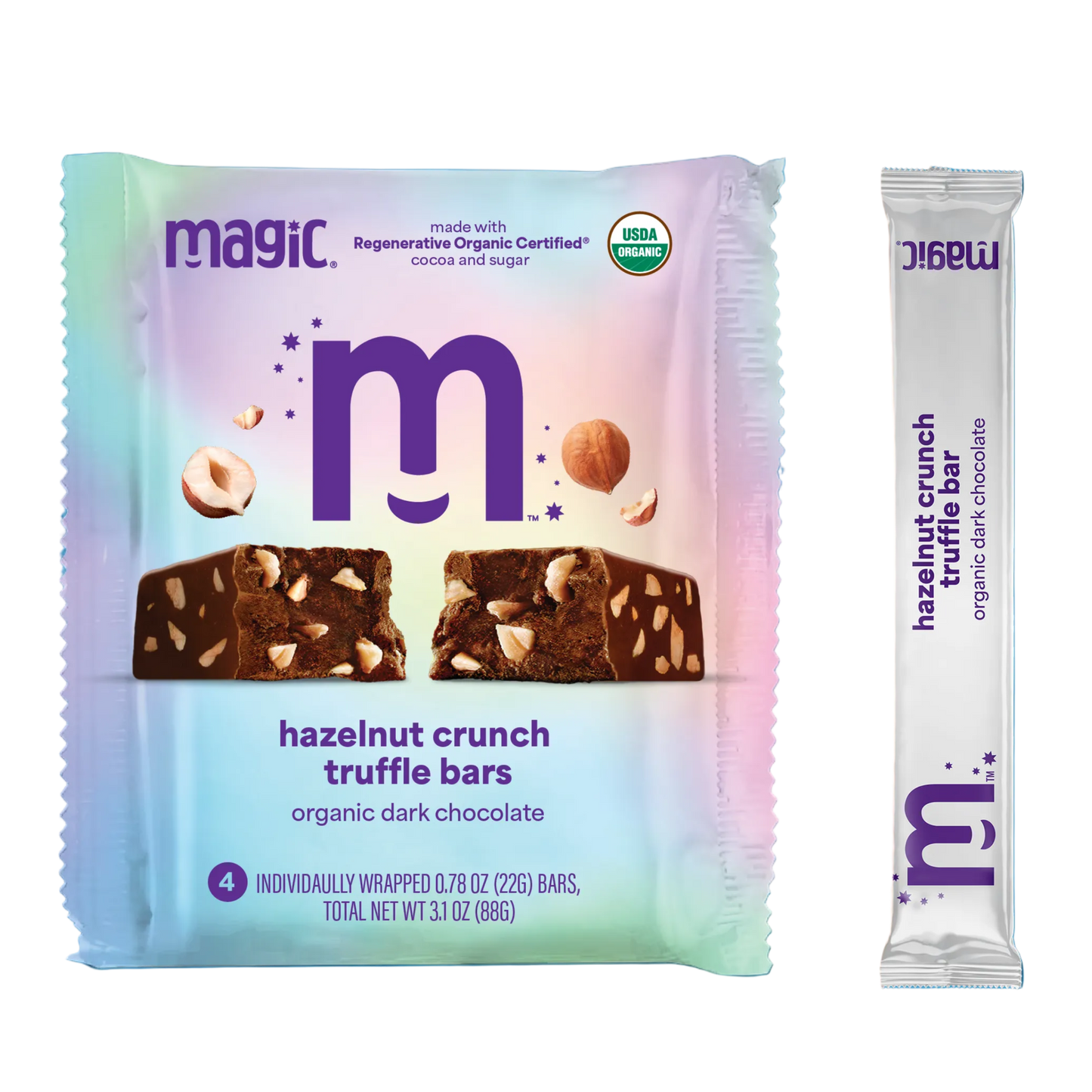 Hazelnut Crunch Truffle Bar - 4-pack