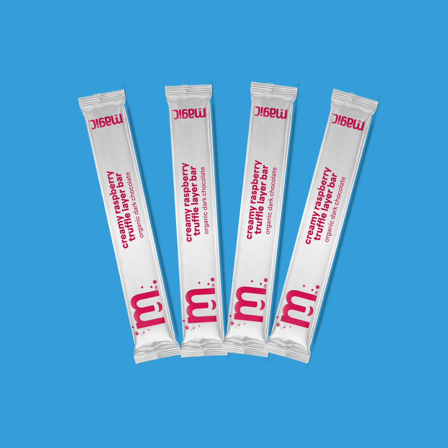 Creamy Raspberry Truffle Layer Bar - 4-pack