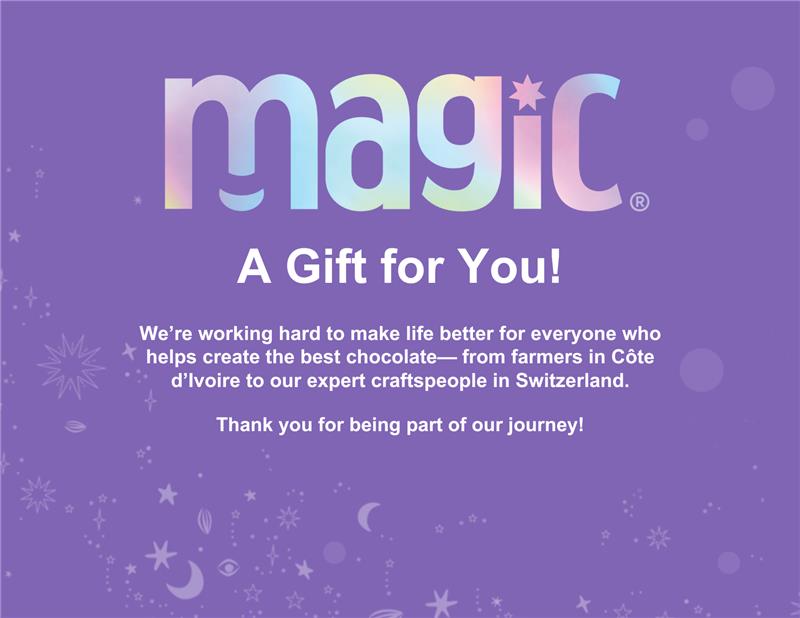 Magic Chocolate custom gift box