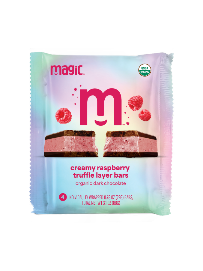 Creamy Raspberry Truffle Layer Bar - 4-pack