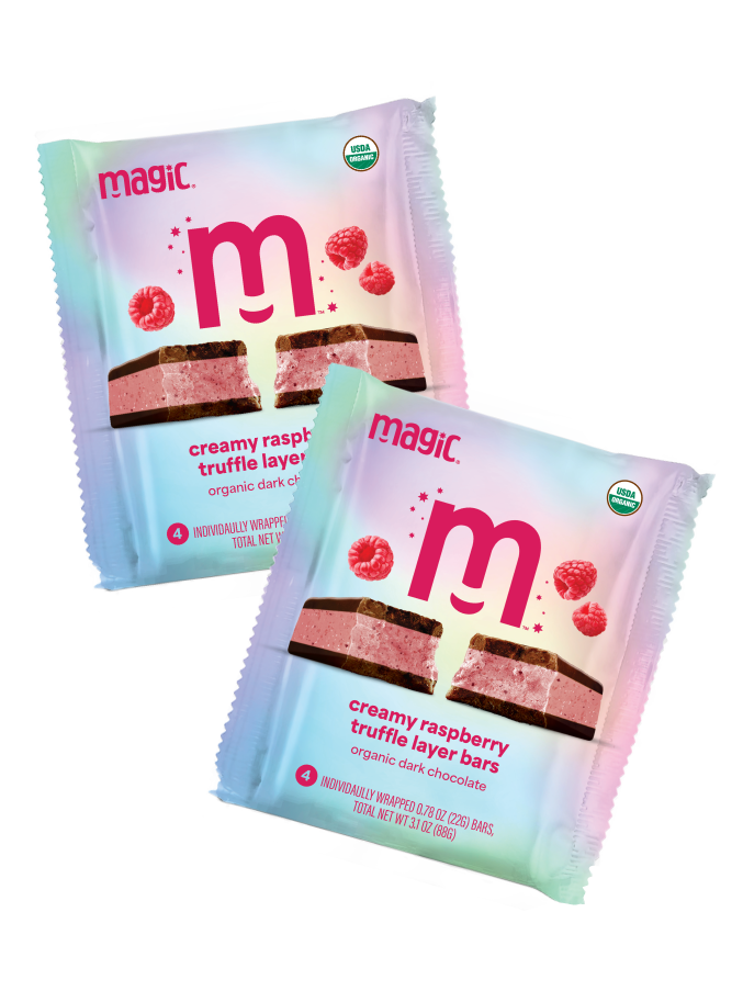 Creamy Raspberry Truffle Layer Bar - 4-pack