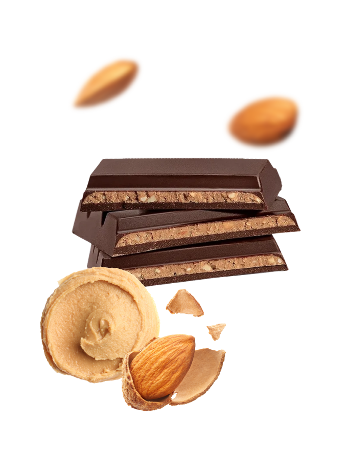 Salted Almond Butter 70% Dark Chocolate Bar - 6-pack