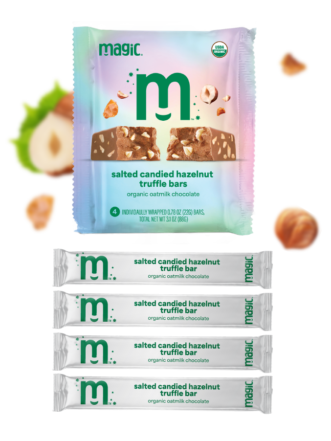 Salted Candied Hazelnut Truffle Bar - 4-pack