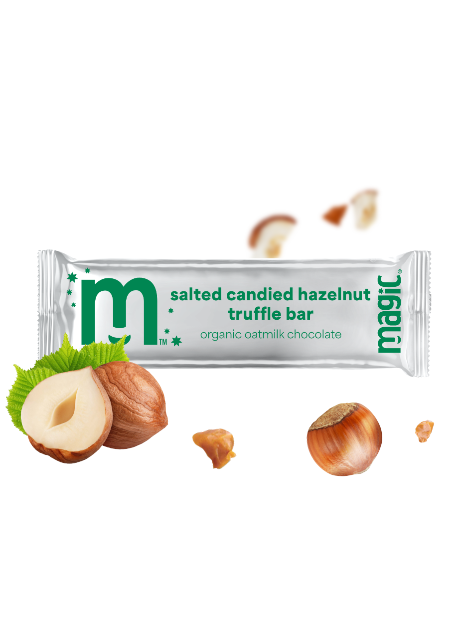 Salted Candied Hazelnut Truffle Bars ✧ 60-ct (15g) Bars