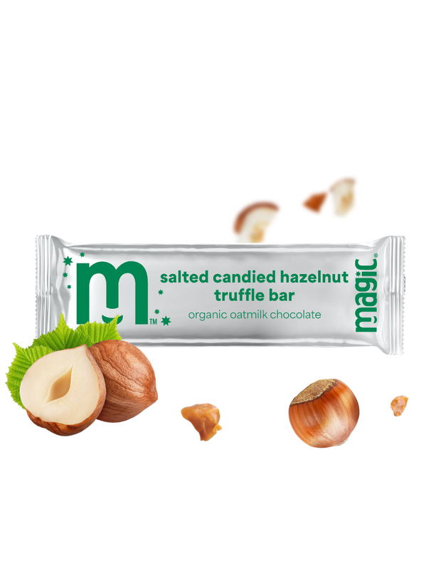 Salted Candied Hazelnut Truffle Bars ✧ 60-ct (15g) Bars