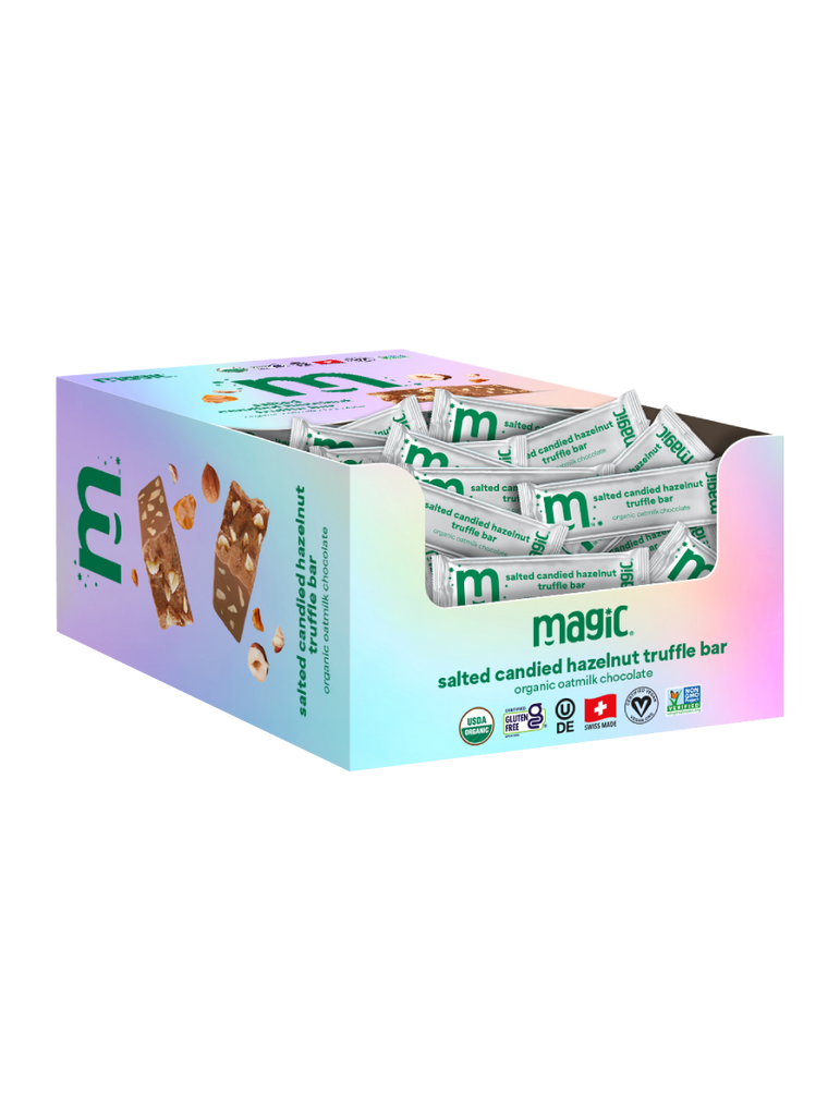 Salted Candied Hazelnut Truffle Bars ✧ 60-ct (15g) Bars