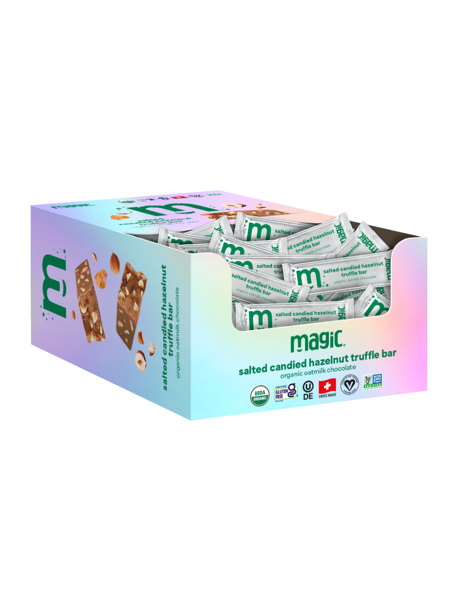 Salted Candied Hazelnut Truffle Bars ✧ 60-ct (15g) Bars