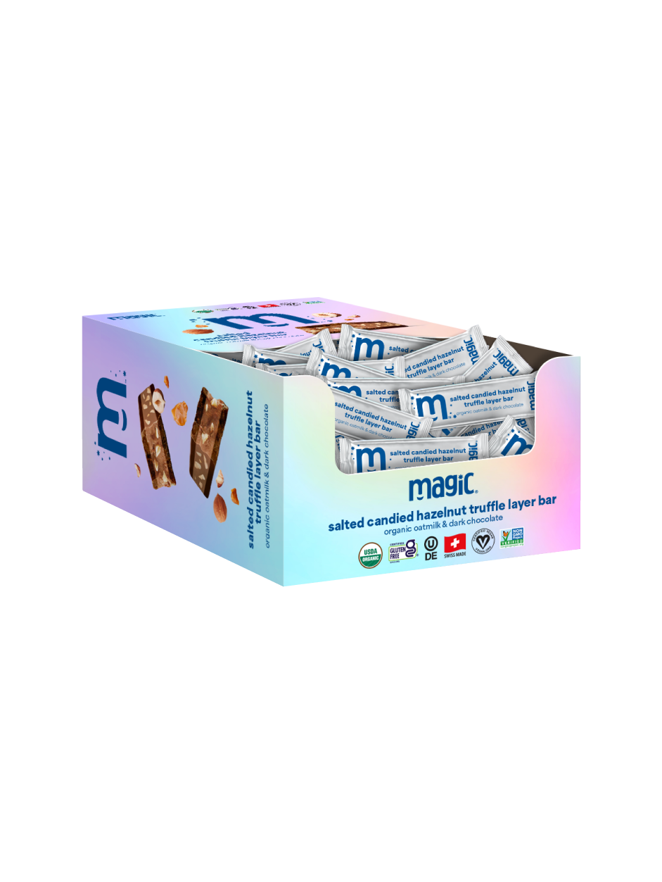 Salted Candied Hazelnut Truffle Layer Bars ✧ 60-ct (15g) Bars