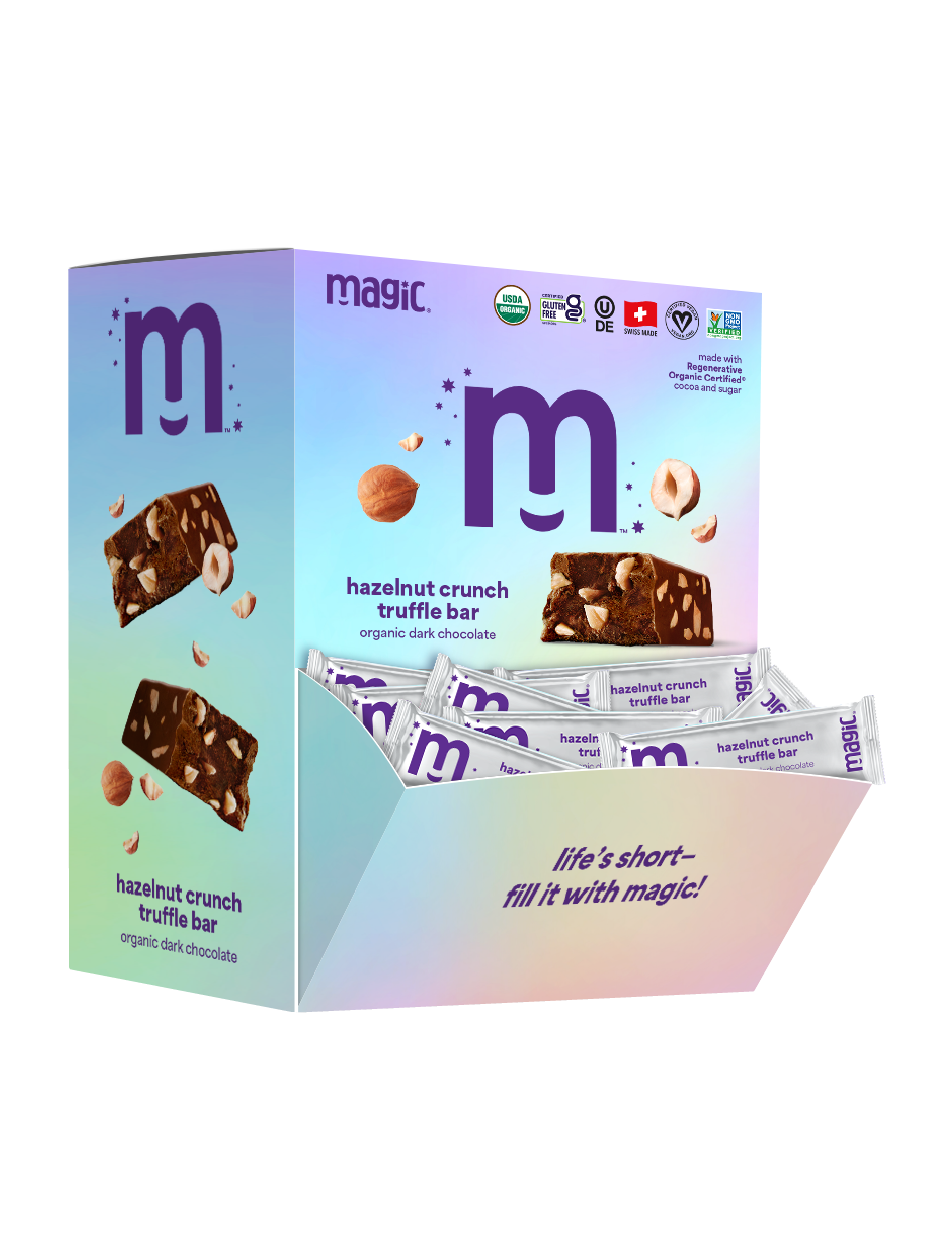 Hazelnut Crunch Truffle Bars ✧ 60-ct (15g) Bars