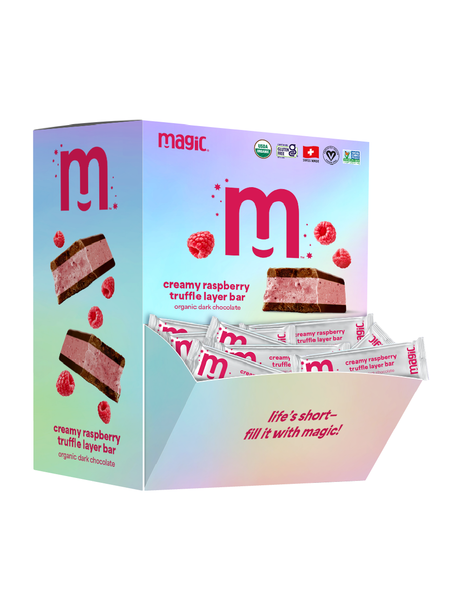 Creamy Raspberry Truffle Layer Bars ✧ 60-ct (15g) Bars