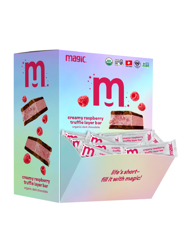 Creamy Raspberry Truffle Layer Bars ✧ 60-ct (15g) Bars