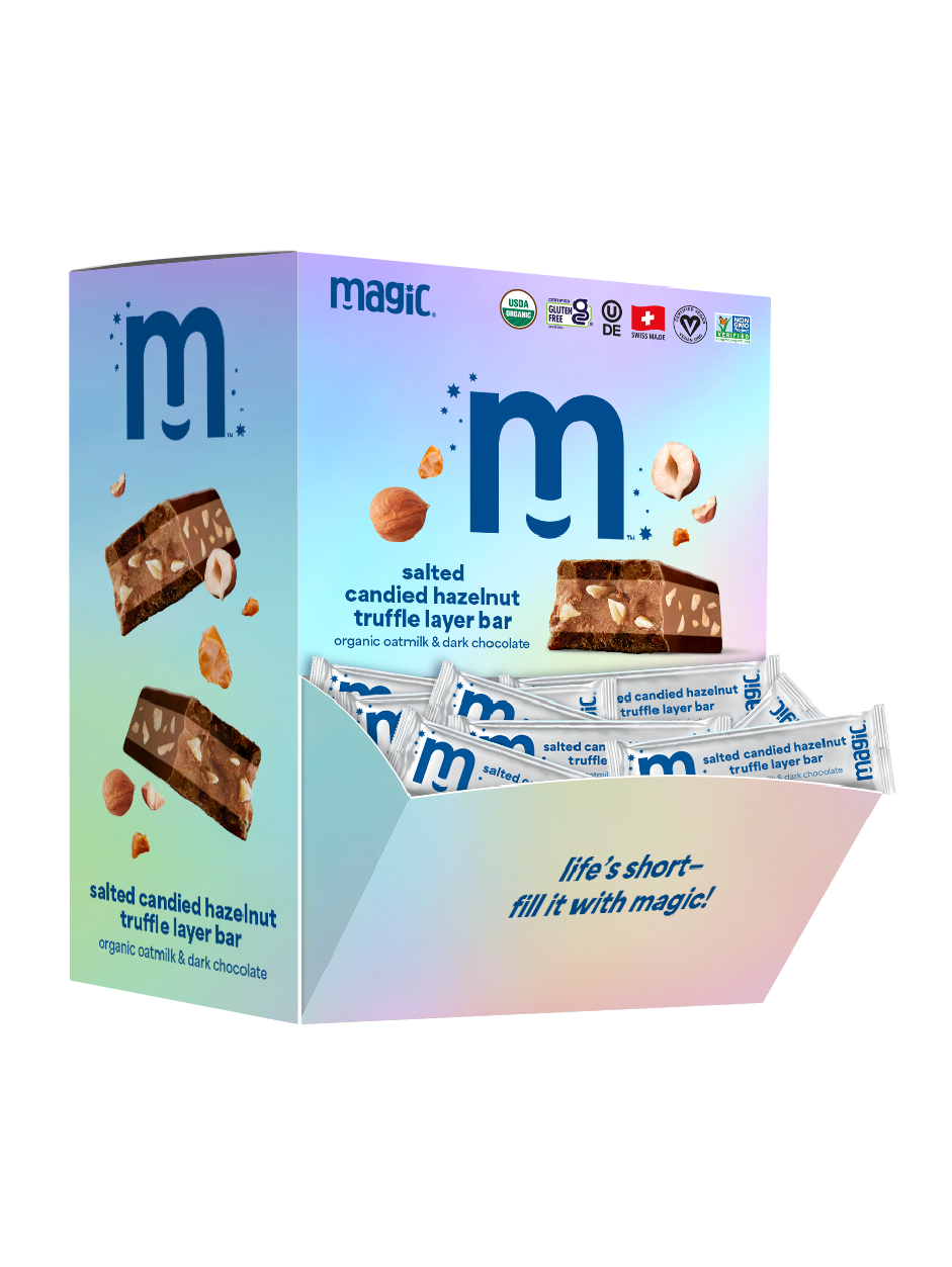 Salted Candied Hazelnut Truffle Layer Bars ✧ 60-ct (15g) Bars