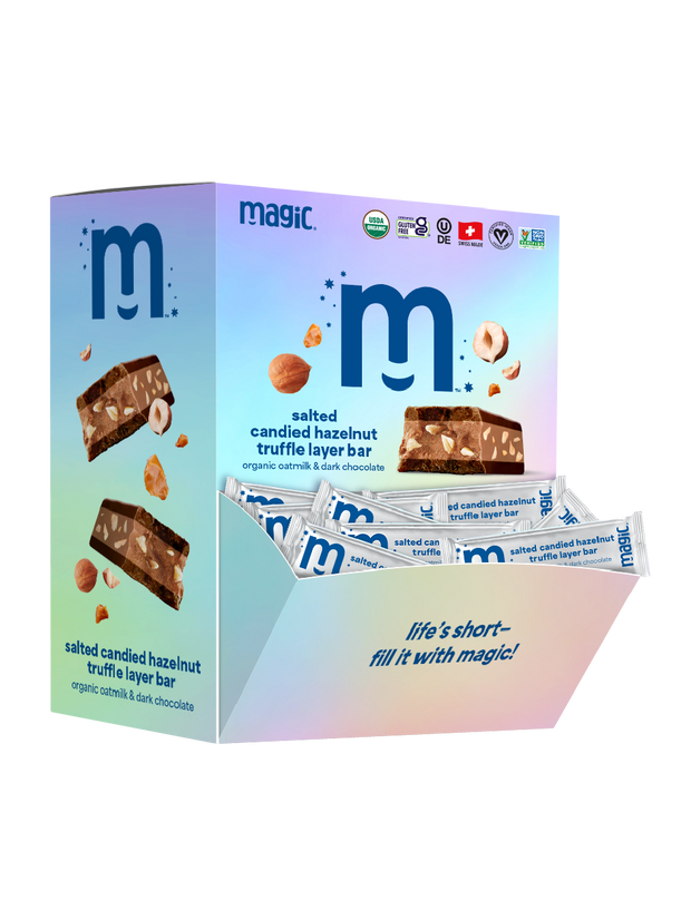 Salted Candied Hazelnut Truffle Layer Bars ✧ 60-ct (15g) Bars