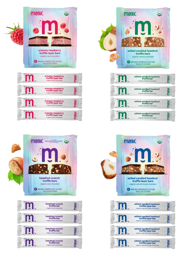 Truffle Bar Sampler Pack, all 4 flavors