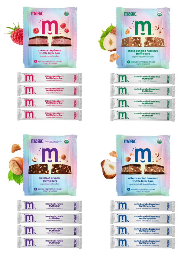 Truffle Bar Sampler Pack, all 4 flavors