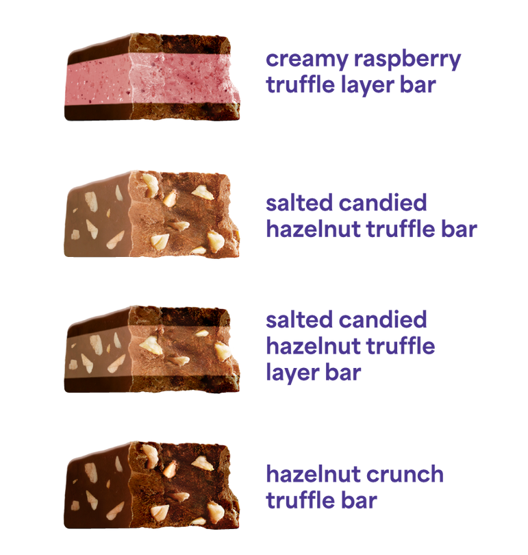 Truffle Bar Sampler Pack, all 4 flavors