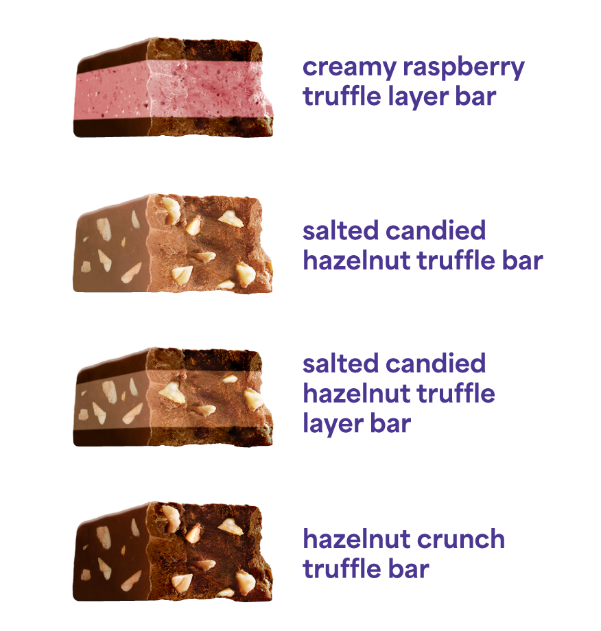 Truffle Bar Sampler Pack, all 4 flavors