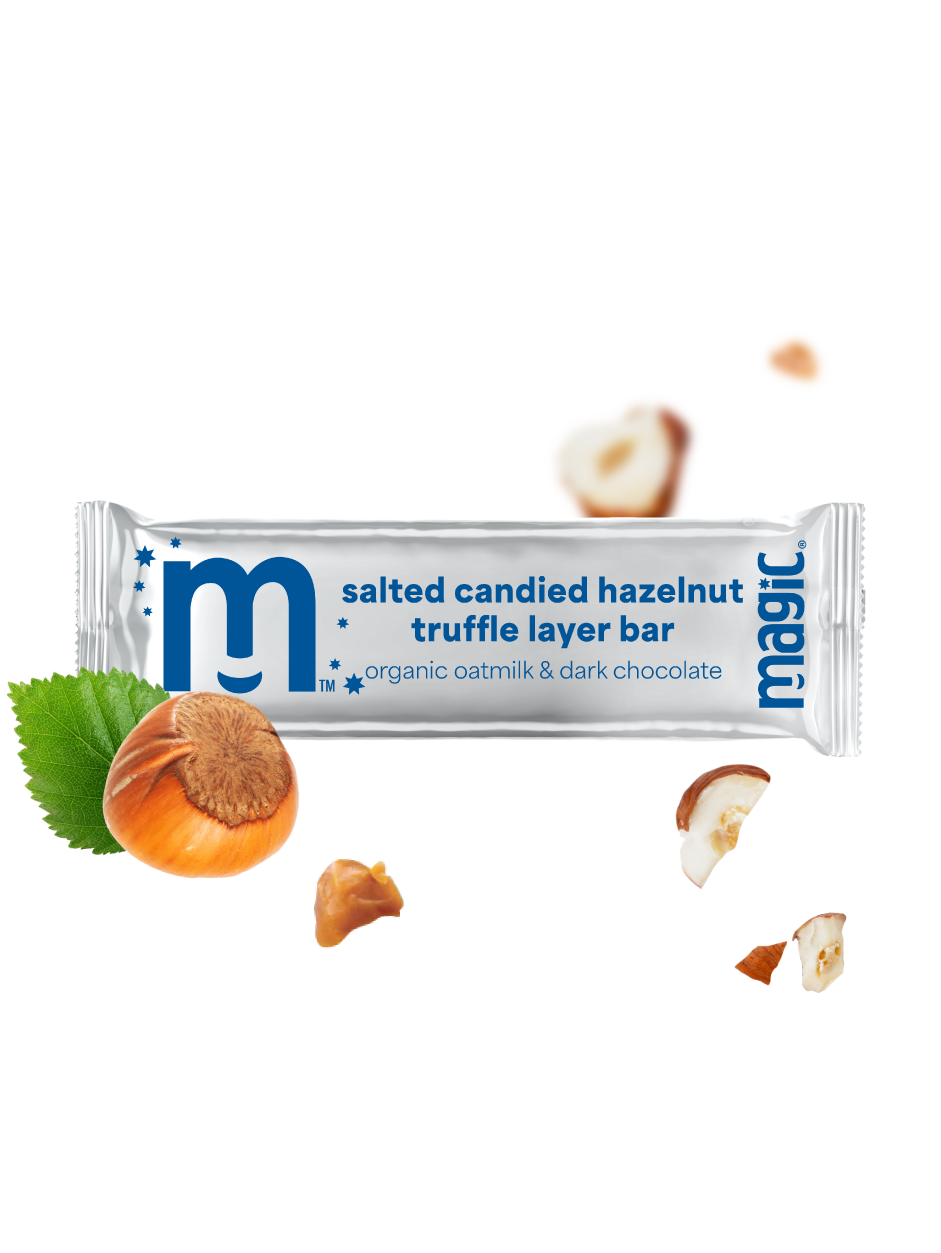 Salted Candied Hazelnut Truffle Layer Bars ✧ 60-ct (15g) Bars