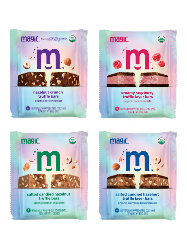 Truffle Bar Sampler Pack, all 4 flavors